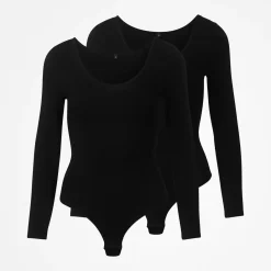 Body langarm Damen aus Bio-Baumwolle