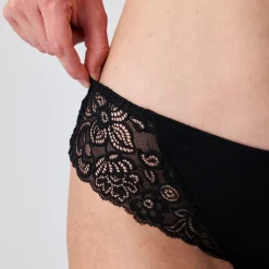 Brazilian Slips mit Spitze lace romance aus Bio-Baumwolle