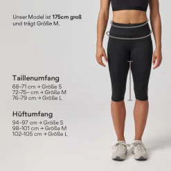 Capri Leggings aus recyceltem Polyester