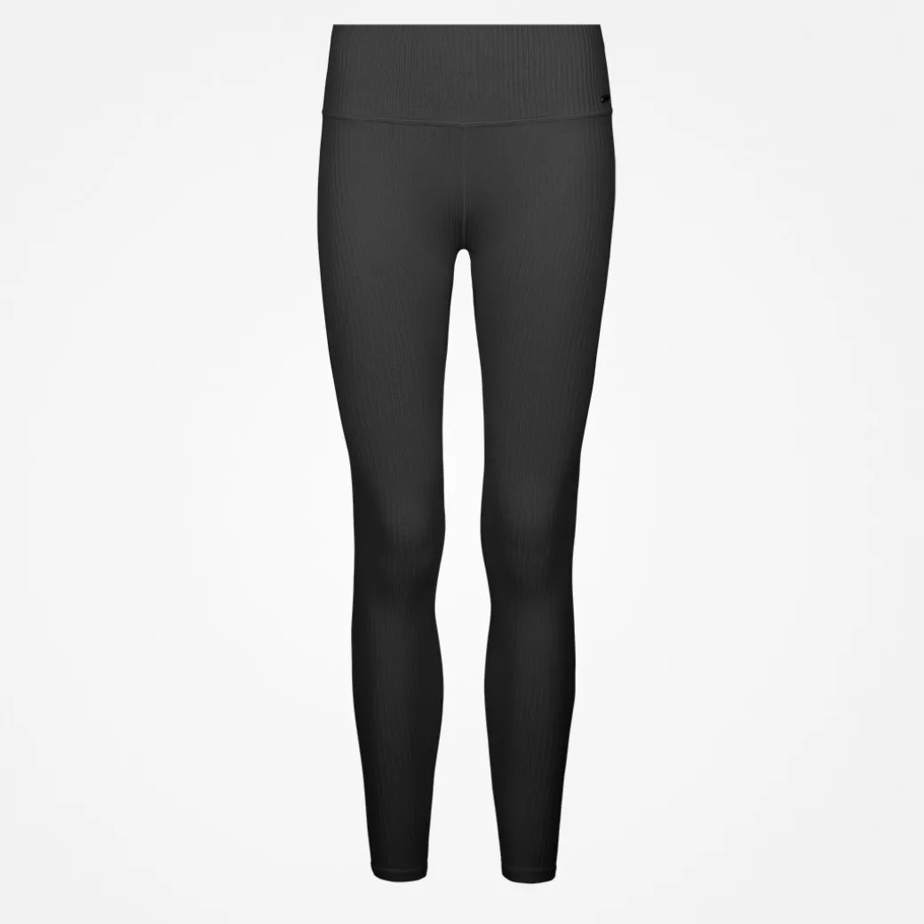 Gerippte Leggings aus recyceltem Polyamid