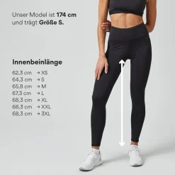 High Waist Leggings aus recyceltem Polyester