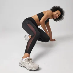 High Waist Leggings Mesh aus recyceltem Polyester
