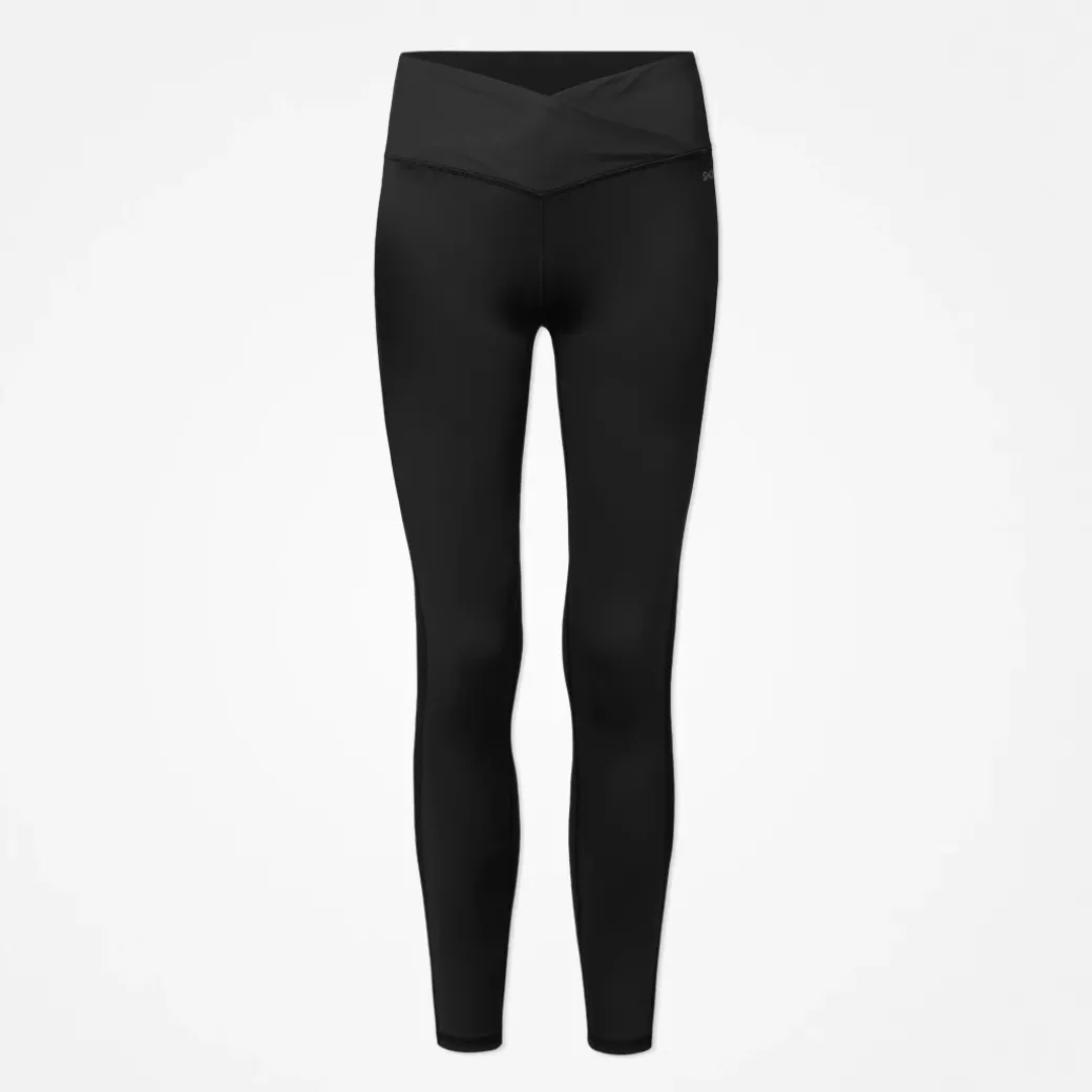 High Waist Leggings V Cross aus recyceltem Polyester