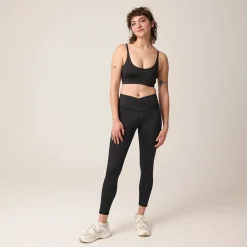 High Waist Leggings V Cross aus recyceltem Polyester