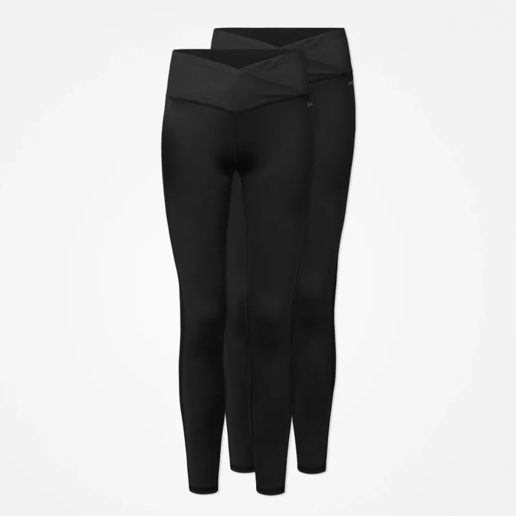 High Waist Leggings V Cross aus recyceltem Polyester
