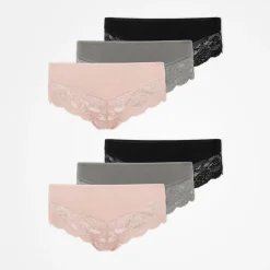 Hipster Panties mit Spitze aus Bio-Baumwolle