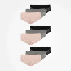 Hipster Panties mit Spitze aus Bio-Baumwolle