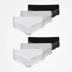 Hipster Panties mit Spitze aus Bio-Baumwolle