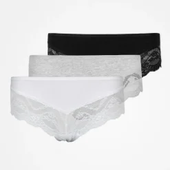 Hipster Panties mit Spitze aus Bio-Baumwolle