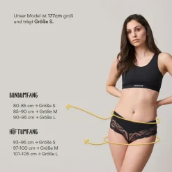 Hipster Panties mit Spitze aus Bio-Baumwolle