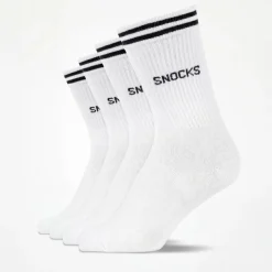 Hohe Sportsocken mit Streifen Kinder aus Bio Baumwolle