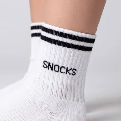 Hohe Sportsocken mit Streifen Kinder aus Bio Baumwolle