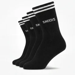 Hohe Sportsocken mit Streifen Kinder aus Bio Baumwolle