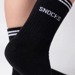 Hohe Sportsocken mit Streifen Kinder aus Bio Baumwolle