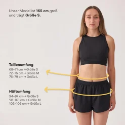 Kurze Laufshorts Damen