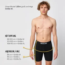 Lange Boxershorts aus Bio-Baumwolle