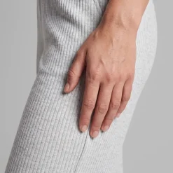 Loungehose Damen Rippstruktur aus Bio-Baumwolle