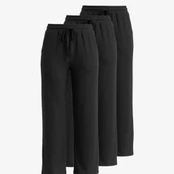 Loungehose Damen Rippstruktur aus Bio-Baumwolle