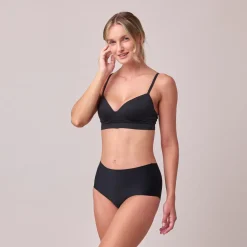 Microfiber High Waist Seamless Hipster aus recyceltem Polyamid