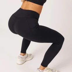 Premium High Waist Leggings mit Taschen aus recyceltem Polyamide