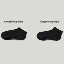 Quarter Socken aus Bio-Baumwolle