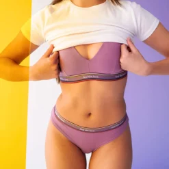 Retro Soft-BH Pride aus Bio-Baumwolle