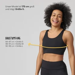Sport-BH Mesh aus recyceltem Polyester