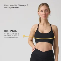 Sport-BH X Back aus recyceltem Polyester