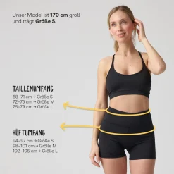 Sport Hot Pants aus recyceltem Polyester