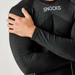 Thermounterwäsche Herren mit Daumenloch aus recyceltem Polyester
