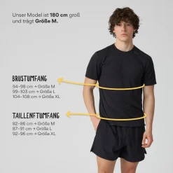 Trainingsshirt Mesh Herren aus recyceltem Polyester