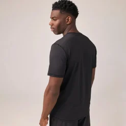 Trainingsshirt mit Reflexstreifen Herren aus recyceltem Polyamid