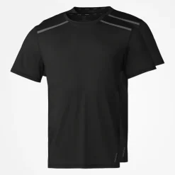 Trainingsshirt mit Reflexstreifen Herren aus recyceltem Polyamid