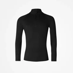 1/2 Zip Sportshirt langarm Herren aus recyceltem Polyester