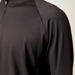 1/2 Zip Sportshirt langarm Herren aus recyceltem Polyester
